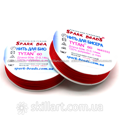 Нитки для бисера Tytan 60 Spark Beads (60м), 63332